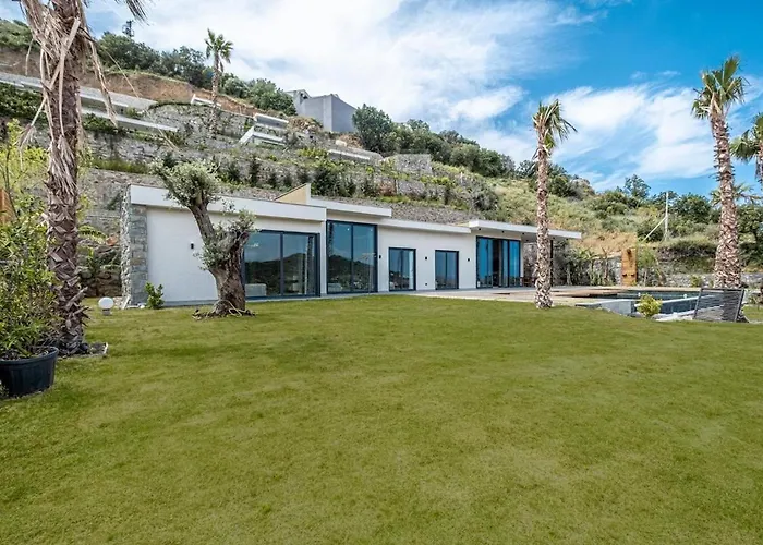 Toscana Yalikavak Sonsuz Havuz Lueks Villada Tatil *