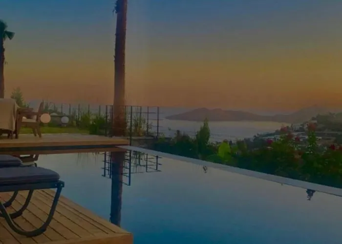 Villa Toscana Yalikavak Sonsuz Havuz Lueks Villada Tatil